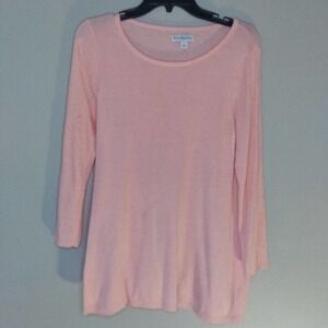 🦋 KIM Rogers Pink Flecks Lightweight Sweater Tunic